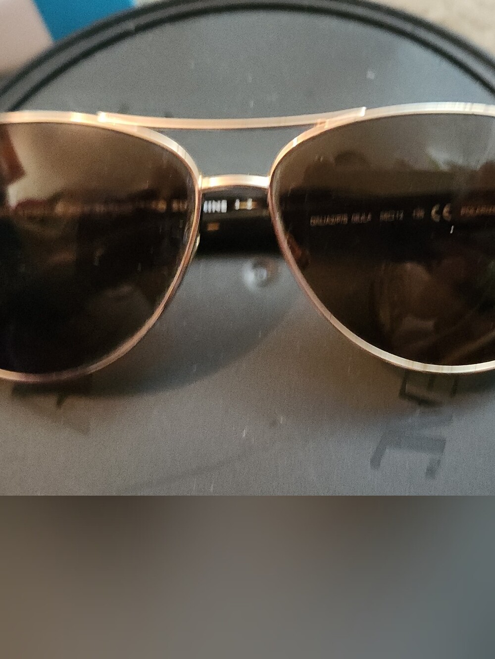 kate spade  Sunglasses - Gold Frame, Black Lenses